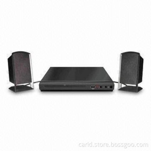 Full Function DVD Player with 2-channel Mini Speaker and PAL/NTSC/Automatic, TV System
